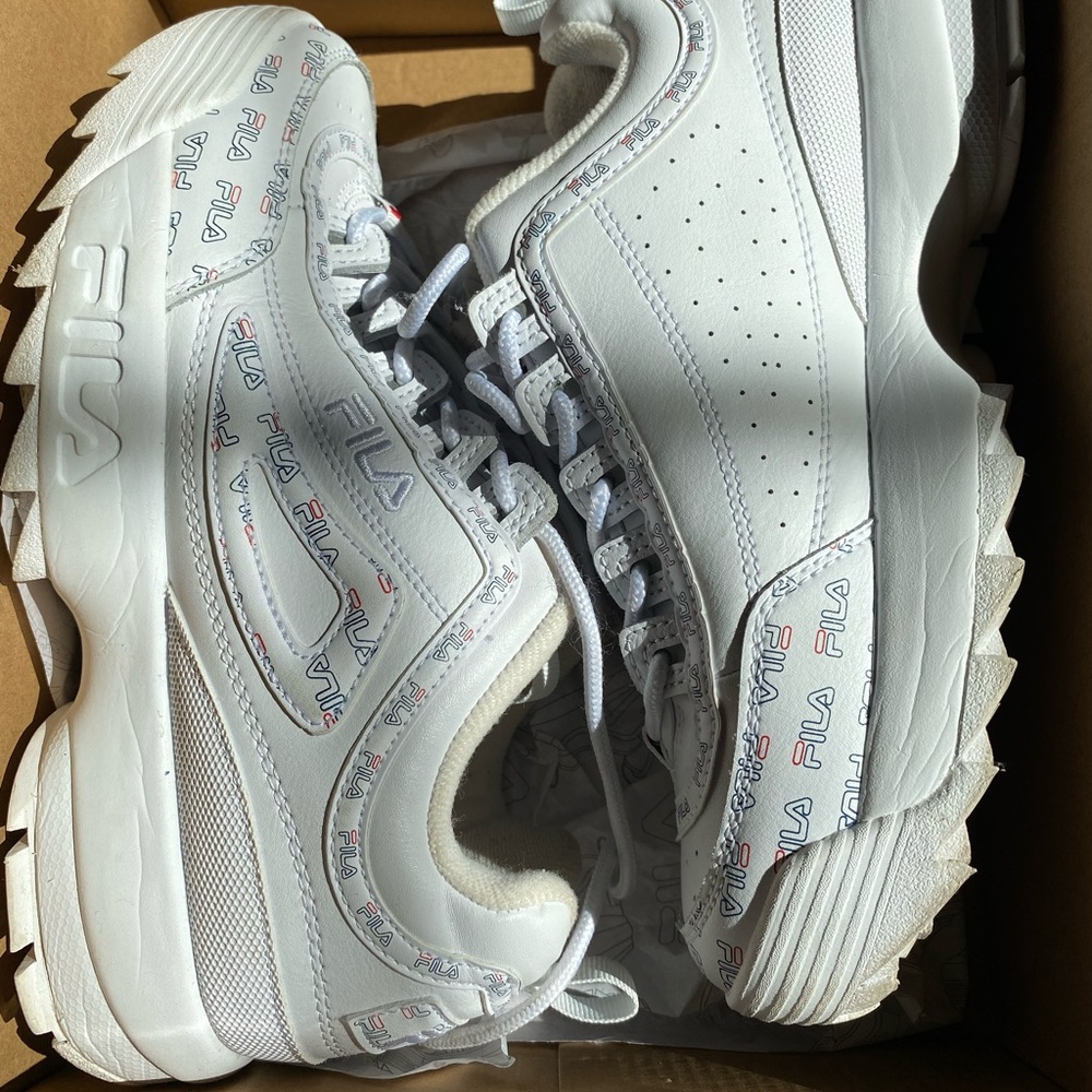 Fila pill sneakers orthopedic but cute lol 😝